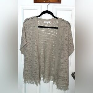 Say What Open-Knit Sweater size small